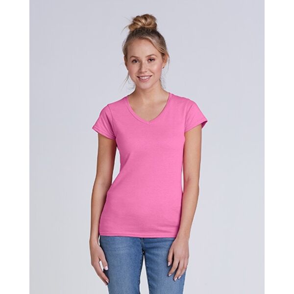 Softstyle Ladies' V-Neck T-Shirt Thumbnail